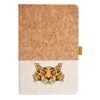 Cork And Heathered Fabric Hardcover Journal 5.5" X 8.25" Thumbnail