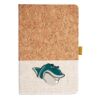 Cork And Heathered Fabric Hardcover Journal 5.5" X 8.25" Thumbnail