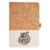 Cork And Heathered Fabric Hardcover Journal 5.5" X 8.25" Thumbnail