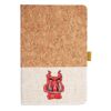 Cork And Heathered Fabric Hardcover Journal 5.5" X 8.25" Thumbnail