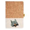 Cork And Heathered Fabric Hardcover Journal 5.5" X 8.25" Thumbnail