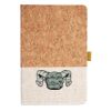 Cork And Heathered Fabric Hardcover Journal 5.5" X 8.25" Thumbnail