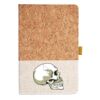 Cork And Heathered Fabric Hardcover Journal 5.5" X 8.25" Thumbnail