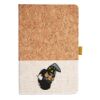 Cork And Heathered Fabric Hardcover Journal 5.5" X 8.25" Thumbnail