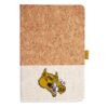 Cork And Heathered Fabric Hardcover Journal 5.5" X 8.25" Thumbnail