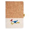 Cork And Heathered Fabric Hardcover Journal 5.5" X 8.25" Thumbnail