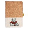 Cork And Heathered Fabric Hardcover Journal 5.5" X 8.25" Thumbnail