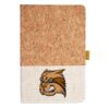 Cork And Heathered Fabric Hardcover Journal 5.5" X 8.25" Thumbnail