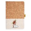 Cork And Heathered Fabric Hardcover Journal 5.5" X 8.25" Thumbnail