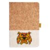 Cork And Heathered Fabric Hardcover Journal 5.5" X 8.25" Thumbnail