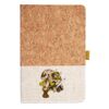 Cork And Heathered Fabric Hardcover Journal 5.5" X 8.25" Thumbnail