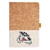 Cork And Heathered Fabric Hardcover Journal 5.5" X 8.25" Thumbnail