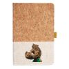 Cork And Heathered Fabric Hardcover Journal 5.5" X 8.25" Thumbnail