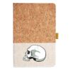 Cork And Heathered Fabric Hardcover Journal 5.5" X 8.25" Thumbnail