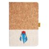 Cork And Heathered Fabric Hardcover Journal 5.5" X 8.25" Thumbnail