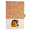 Cork And Heathered Fabric Hardcover Journal 5.5" X 8.25" Thumbnail