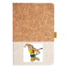 Cork And Heathered Fabric Hardcover Journal 5.5" X 8.25" Thumbnail