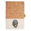 Cork And Heathered Fabric Hardcover Journal 5.5" X 8.25" Thumbnail
