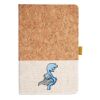 Cork And Heathered Fabric Hardcover Journal 5.5" X 8.25" Thumbnail