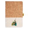 Cork And Heathered Fabric Hardcover Journal 5.5" X 8.25" Thumbnail