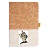 Cork And Heathered Fabric Hardcover Journal 5.5" X 8.25" Thumbnail
