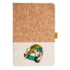 Cork And Heathered Fabric Hardcover Journal 5.5" X 8.25" Thumbnail