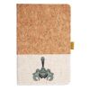 Cork And Heathered Fabric Hardcover Journal 5.5" X 8.25" Thumbnail