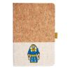 Cork And Heathered Fabric Hardcover Journal 5.5" X 8.25" Thumbnail