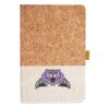 Cork And Heathered Fabric Hardcover Journal 5.5" X 8.25" Thumbnail