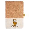 Cork And Heathered Fabric Hardcover Journal 5.5" X 8.25" Thumbnail