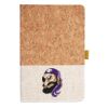 Cork And Heathered Fabric Hardcover Journal 5.5" X 8.25" Thumbnail