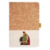 Cork And Heathered Fabric Hardcover Journal 5.5" X 8.25" Thumbnail