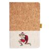 Cork And Heathered Fabric Hardcover Journal 5.5" X 8.25" Thumbnail
