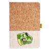 Cork And Heathered Fabric Hardcover Journal 5.5" X 8.25" Thumbnail
