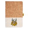 Cork And Heathered Fabric Hardcover Journal 5.5" X 8.25" Thumbnail