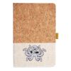 Cork And Heathered Fabric Hardcover Journal 5.5" X 8.25" Thumbnail