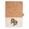 Cork And Heathered Fabric Hardcover Journal 5.5" X 8.25" Thumbnail