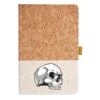 Cork And Heathered Fabric Hardcover Journal 5.5" X 8.25" Thumbnail