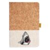 Cork And Heathered Fabric Hardcover Journal 5.5" X 8.25" Thumbnail