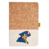 Cork And Heathered Fabric Hardcover Journal 5.5" X 8.25" Thumbnail