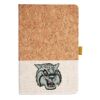 Cork And Heathered Fabric Hardcover Journal 5.5" X 8.25" Thumbnail