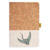 Cork And Heathered Fabric Hardcover Journal 5.5" X 8.25" Thumbnail