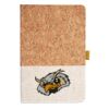 Cork And Heathered Fabric Hardcover Journal 5.5" X 8.25" Thumbnail