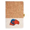 Cork And Heathered Fabric Hardcover Journal 5.5" X 8.25" Thumbnail