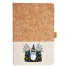 Cork And Heathered Fabric Hardcover Journal 5.5" X 8.25" Thumbnail