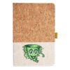 Cork And Heathered Fabric Hardcover Journal 5.5" X 8.25" Thumbnail