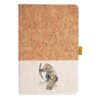 Cork And Heathered Fabric Hardcover Journal 5.5" X 8.25" Thumbnail