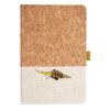 Cork And Heathered Fabric Hardcover Journal 5.5" X 8.25" Thumbnail