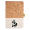 Cork And Heathered Fabric Hardcover Journal 5.5" X 8.25" Thumbnail