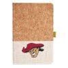 Cork And Heathered Fabric Hardcover Journal 5.5" X 8.25" Thumbnail